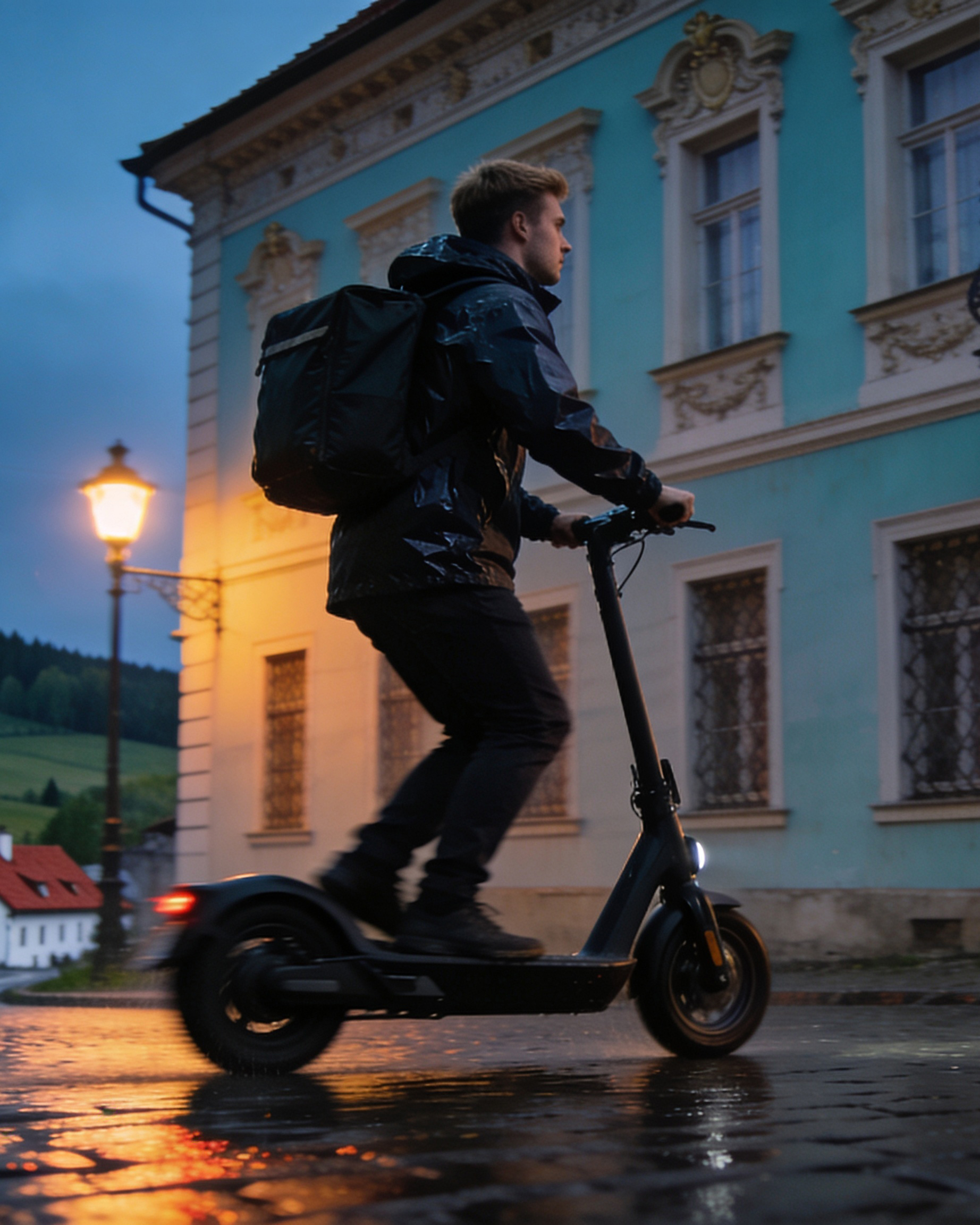 Kurier-Scooter für B2B-Verleih