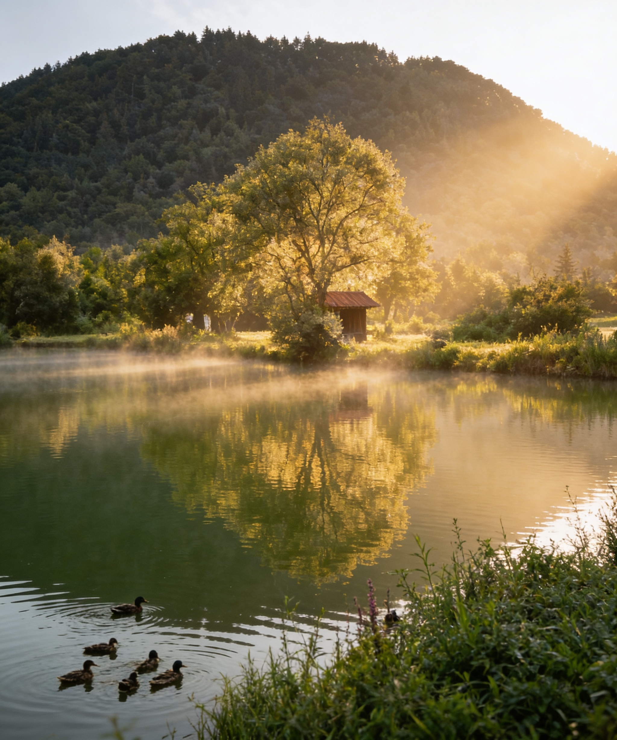 Šariš ponds and Sarus cycle bridge